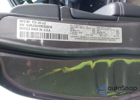 2021 Jeep Grand Cherokee Limited from USA, damaged, VIN 1C4RJEBGXMC624310